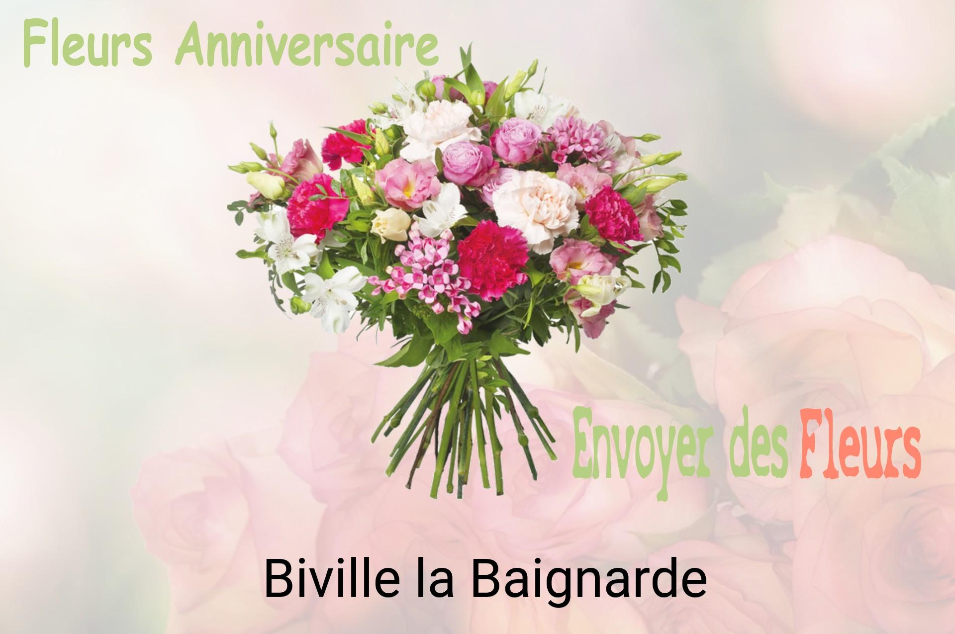 Bouquet de fleurs d’anniversaire livré à Biville-la-Baignarde